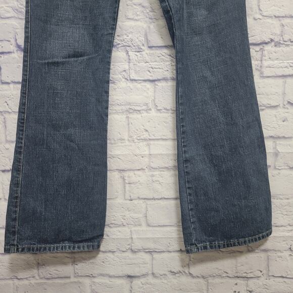 Y2K Abercrombie & Fitch Jeans Womens 8 Bootcut Flare Preppy Skater Casual - Picture 3 of 9